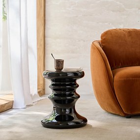 Bijzettafel in geglazuurd keramiek, Lulla