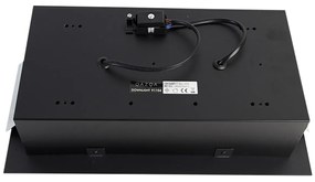 Set van 12 Inbouwspots zwart AR111 verstelbaar 2-lichts - Oneon