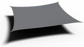 Platinum Dreamsail waterproof schaduwdoek vierkant 4x4x4x4 m - Grijs