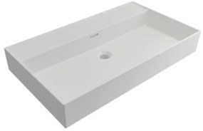 Plieger Kansas badmeubel 80cm met mat witte wastafel zonder kraangat beach eiken