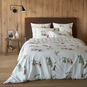 Dekbedovertrek in perkalkatoen, Alpes