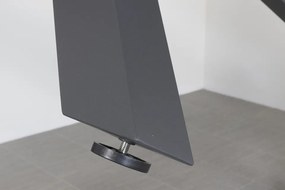 Lucca dark grey/Verona antraciet 220 cm. tuinset - 7-delig