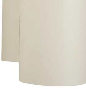 Moderne wandlamp beige GU10 50mm rond 2-lichts - Sandy