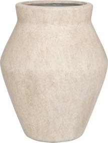 Pot Fleuri High Travertine Beige
