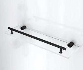 Sanigoods Bowie complete douchecabine rookglas met schuifdeur 120x90cm zwart mat