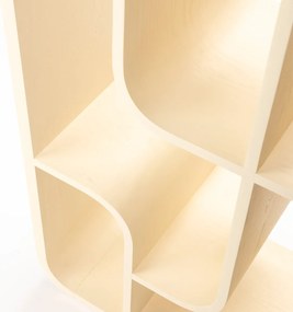 Zuiver Seven Open Kast Roomdivider Beige - 60x35x160cm.