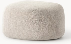 Ovale bouclé poef Wolke