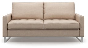 Rivièra Maison - West Houston Sofa 2,5 Seater, linen, flax - Kleur: beige