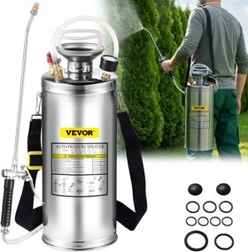 VEVOR tuinvijververnevelaar 8L ultrasone rookmachine Roestvrijstalen ultrasone mistmachine geschikt voor huis, tuin, toeristische voertuigen, speciale voertuigen, schepen, voertuigreiniging, tapijtrei