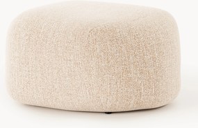 Ovale bouclé poef Wolke