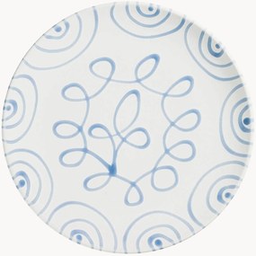 Handgemaakt dinerbord Blaugeflammt