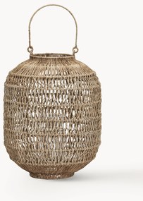 Handgemaakte lantaarn Dive van jute