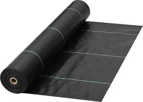 VEVOR Onkruidbestrijdingsdoek, 5,8 oz tuinvlies, 0,9 x 91,4 m afdekmat, zwaar geweven onkruidbestrijdingsgeotextiel, onkruidwerende onkruidfolie voor tuin en terras, zwart