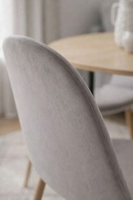 Set 4 Teok Fluwelen Stoelen