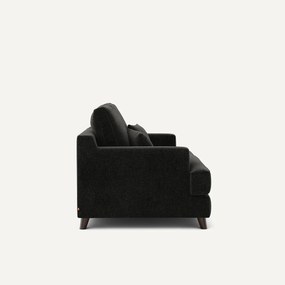 2-zits compacte bank in chenille fluweel, Alwine