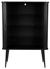 Zuiver Barbier Black Zwarte Design Wandkast - 100x45x140cm.