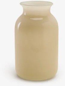 Nyvonel Glazen Vaas Beige Crème - Sklum