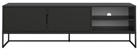 Tenzo Lipp Scandinavische TV-meubel Zwart - 176x43x57cm.