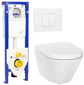 Ben Sito complete toiletset compact met Style wit bedieningspaneel