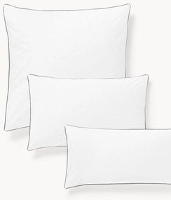 Perkal katoenen kussensloop Daria met bies