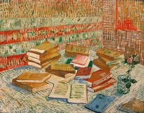 Kunstreproductie The Yellow Books, 1887, Vincent van Gogh