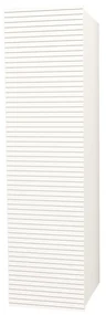 Sanigoods Maisy kolomkast ribbelfront 135cm wit