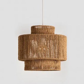 Hanglamp Van Gevlochten Papier Kena Natuurlijk - Sklum