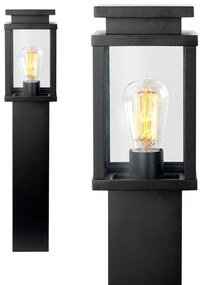 Jersey Tuinlamp Zwart 60cm met Lichtsensor LED Tuinverlichting zwart