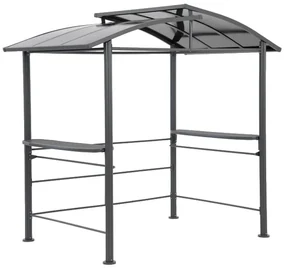 Ponta 2,4 x 1,5m metalen barbecue prieel Tuinpunt