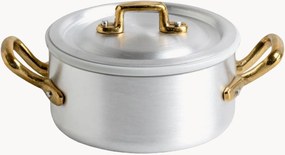 Braadpan Porcelano met handvat, deksel en porseleinen inzetstuk, 3-delig