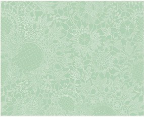 Jacquard placemats Mille Guipures Jade, 4-delig