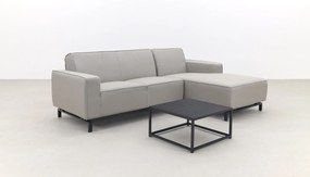 Boavista/Toronto loungebank chaise longue - Nature Grey - 3-delig - links