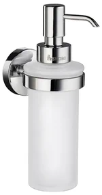 Smedbo Home Zeepdispenser - 6.2x18x8.4cm - zelfklevend / boren - Massief messing Chroom HK369