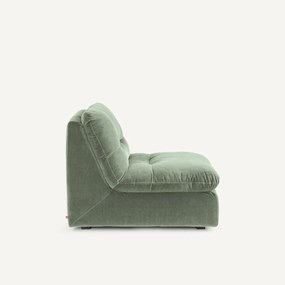 Modulaire fauteuil in fluweel, GIULIANO