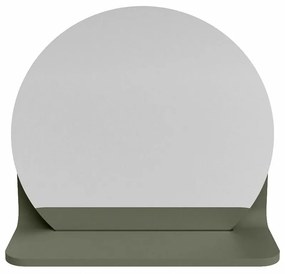 Mondiaz Spot spiegel rond Ø30cm met planchet army