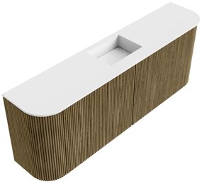 Mondiaz Joya 115cm toiletmeubel ronding links/rechts dusk met wastafel faye midden zonder kraangat talc