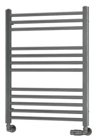 Eastbrook Wendover handdoekradiator 60x80cm 358W RVS geborsteld