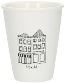 Gevel mok, Utrecht, porselein, 200 ml
