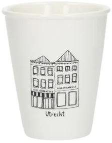 Gevel mok, Utrecht, porselein, 200 ml