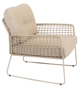 Taste by 4 Seasons Albano loungestoel latte  Loungestoel    taupe weerbestendig