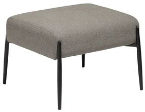 Dan-Form Glam Voetenbankje Grijsbruin Boucle