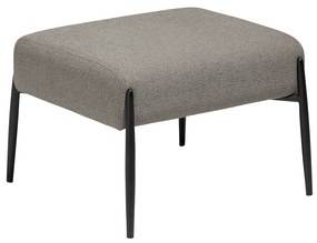 Dan-Form Glam Voetenbankje Grijsbruin Boucle