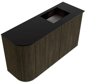 Mondiaz Joya 70cm toiletmeubel ronding links shadow met wastafel faye rechts 1 kraangat urban
