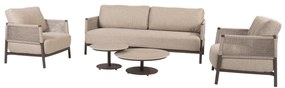 Boaz Savanne stoel bank loungeset 5 delig keramiek terre 4 Seasons Outdoor