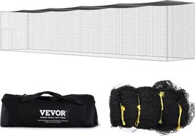 VEVOR Baseball Batting Cage Net voor thuis of in de tuin 70 voet, Baseball Cage Net voor slaan en instellen, Baseball Net, Batting Cage, voor kinderen of volwassenen Zwart