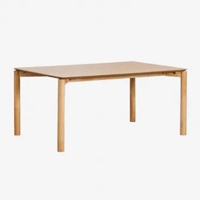 Eettafel In Mdf Munden Eikenhout & 200 X 100 Cm - Sklum