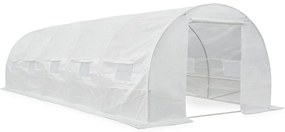 Folietunnel met metalen frame 3x8m wit Garden Point