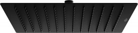 Mexen Slim regenhuis 30 x 30 cm, zwart - 79130-70