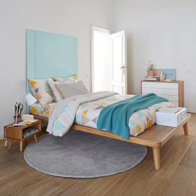 Platform bed in massief dennenhout + beddenbodem, Jimi