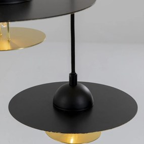 Kare Design Disc Spiral Cinque Design Hanglamp Messing